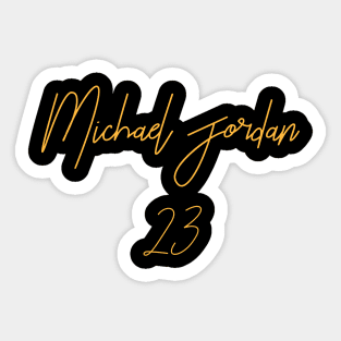 Michael Jordan 23 Sticker